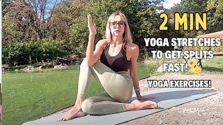 Yoga Stretches to GET Splits FAST! 