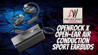 OpenRock X Open Ear Air Conduction Sport Earbuds