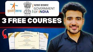 ISRO Launched 3 Free Online Courses With Free Certificate | Latest Government Free Courses