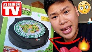 THIS INSTANTLY MAKES PERFECT PIZZA!!!!! (TESTING CRAZY GADGETS)