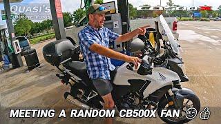 VLOG: Meeting a random CB500X fan at the fuel station