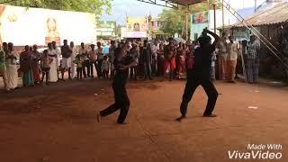 Veeramaruthi Silambam - Vaal vechu and Vaal sandai (8903625801)