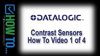 AutomationDirect Datalogic Contrast Sensors - How To 1 of 4