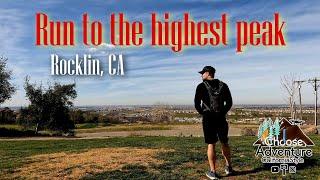 I ran to the highest peak in Rocklin, CA| Marathon prep, E7