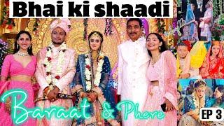 BHAI KI SHAADI | BIHAR BARAAT DANCE | PHERE | INDIAN WEDDING VLOG | REVOLVING MANDAP | MYSHADOWBEATS