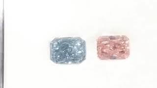 Blue and Pink Diamond