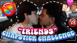 STRAIGHT HOMIES KISSING CHALLENGE!! (PT.2) GAY CHAPSTICK CHALLENGE