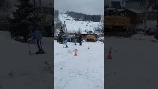 Горнолыжный курорт в городе Борислав