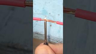 Helpful wires twisting tips and skills #shorts #diy #electrical #tips #skills