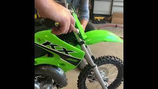 2023 Kawasaki KX65 First Start! #shorts #kx65 #kawasaki #2stroke