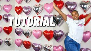 TRENDY VALENTINES DAY BACKDROP | Tutorial | Re-upload