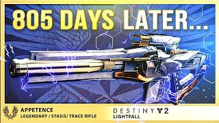 Is The FIRST EVER Legendary Stasis Trace Rifle Actually Worth Using?