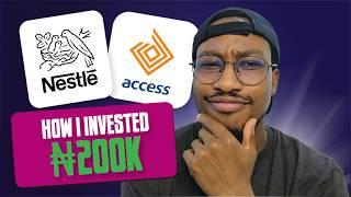 How I invested 200k in Nigerian stocks || What I bought and Why.