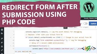 How to Redirect Contact Form 7After Submission to Page / Custom URL via Custom PHP Snippet WordPress