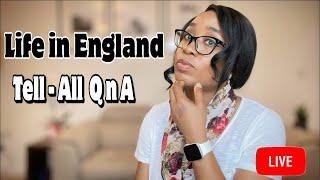 What’s it like living in England| Answering all your questions LIVE