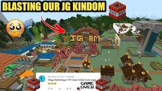 Minecraft dare video | blasting our JG kingdom  | jinesh gaming