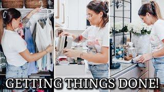 BACK TO SCHOOL | CLOSET DECLUTTER, KITCHEN CLEANING & RESTOCK, TARGET GROCERY DEAL | DOING THE MOST