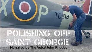 CRHnews - Polishing-Up Aero Legends' Spitfire 'St George' RAF North Weald