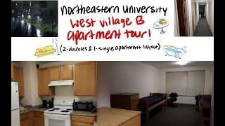 northeastern university apartment tour 2023 | west village b