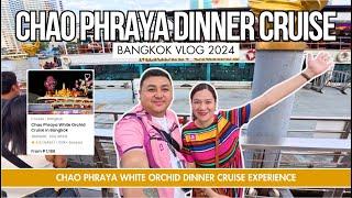 CHAO PHRAYA WHITE ORCHID DINNER CRUISE IN BANGKOK, THAILAND 