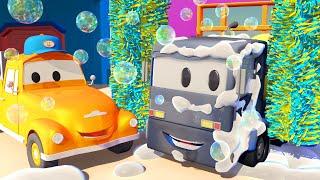 Christopher der Zementmischer - Toms Autowaschanlage in Car City  Cartoons für Kinder