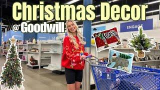 Thrift With Me for Christmas Decor at Goodwill | Festive Finds on a Budget!