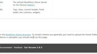 WordPress, How to download and install a theme