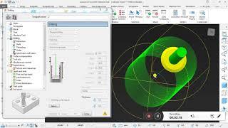 PowerMill -How to Create the Internal Threading tool path#Autodesk powermill 2020