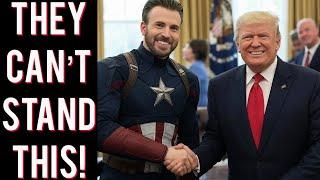 Captain America loves Trump! Viral image is driving WOKE Marvel “fans” INSANE!