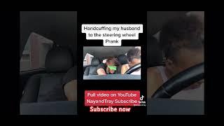 You Won't Believe What She Did to Her Husband's Steering Wheel! #prank