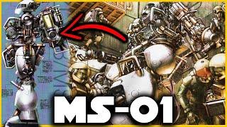 The First Mobile Suit Ever | MS-01 COMPLETE Breakdown