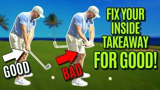 GOLF: No Roll Backswing | Fix Your Inside Takeaway FOR GOOD!