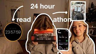 i read for 24 hours straight 24 hour reading vlog ️