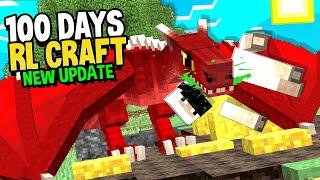 I Spent 100 days in NEW RLCRAFT.. Here's What Happened..