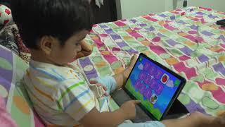 Arnav playing memory match game (14/03/2021) (30 months old)