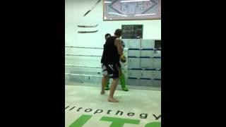 Muay thai training