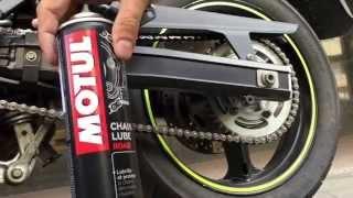 Motorcycle Chain Maintenance with Motul