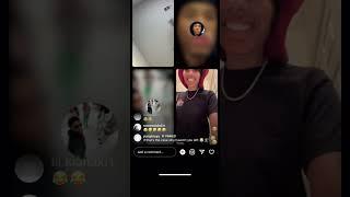 @itsyagirlnyema Bf Dae Caught In The Bed With @Allboutnadia IG Live| Whiteboymaj and Nyema Join