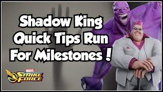 Shadow King Trials Tips & Tricks For Easy Milestone Clear! | Full Walkthrough! | Marvel Strike Force