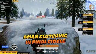 Entity Aman clutching in final circle, PMCO India finals match 5 live stream Highlights