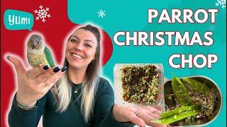 Christmas Chop for Parrots ️ | Bird Chop Recipe