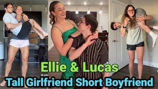 Ellie & Lucas - tall girlfriend short boyfriend | tall woman short man | tall girl short guy