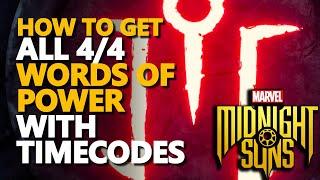 How to get all Words Of Power Marvel's Midnight Suns
