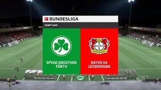  Greuther Fürth vs Bayer Leverkusen  | Bundesliga (23/04/2022) | Fifa 22