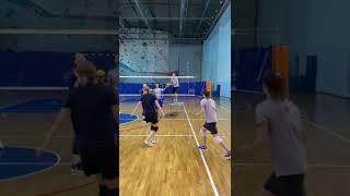 Volleyball Defence Reaction Drill #shorts #volleyball #drill #training