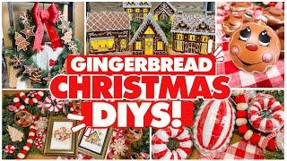 Adorable Gingerbread Decor DIYs for Christmas 2024 | Dollar Tree Christmas Crafts