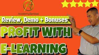 AcademyZpresso ReviewLearn How to Make Money With Ecourses