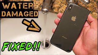 HOW to Fix iPhone X, XS, MAX Water Damage FREE!!