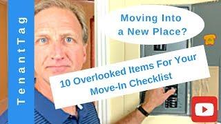 10 Overlooked Items On Your Tenant Move-in Checklist 2021