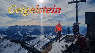 Geigelstein (1808m): Winterwanderung - Panorama Deluxe!